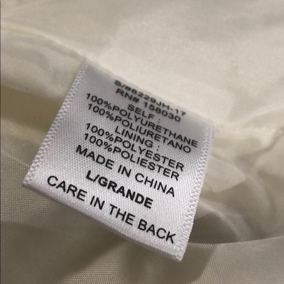 Love Tree White Faux Leather Jacket - Picture 9 of 11